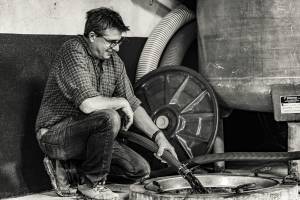 En plein travail au domaine Jérôme Gradassi